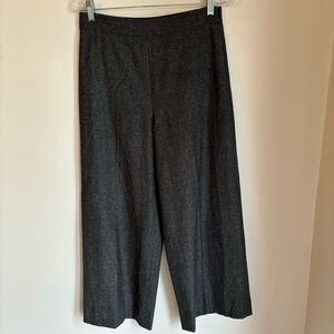 Rebecca Taylor Women’s tweed wide leg wool silk blend trouser pant size 6 EUC!